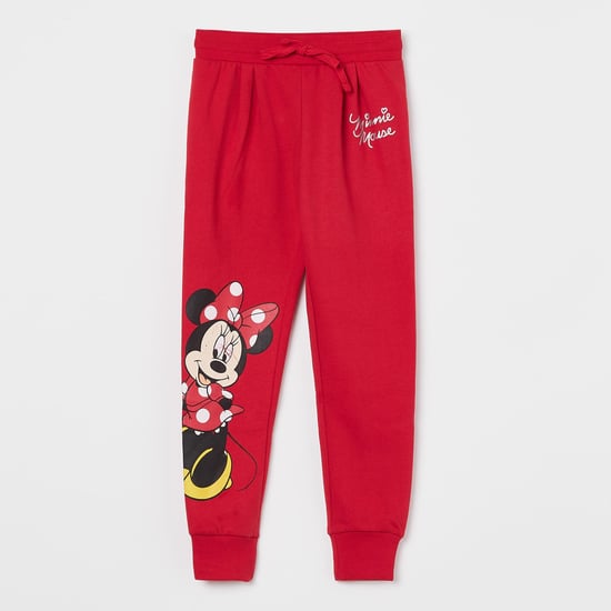 KIDSVILLE Red Printed Track Pants