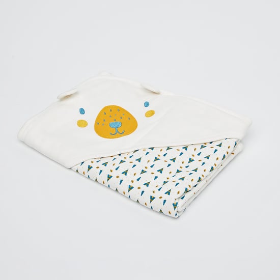 FS MINI KLUB Patchworked Dog Cap Wrap-Around Blanket