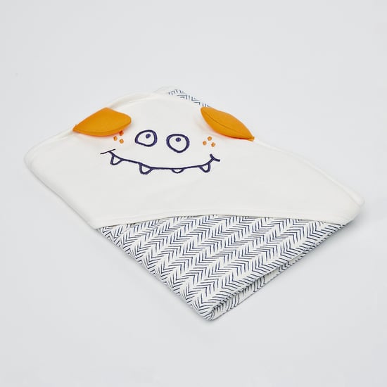 FS MINI KLUB Patchworked Monster Cap Wrap-Around Blanket
