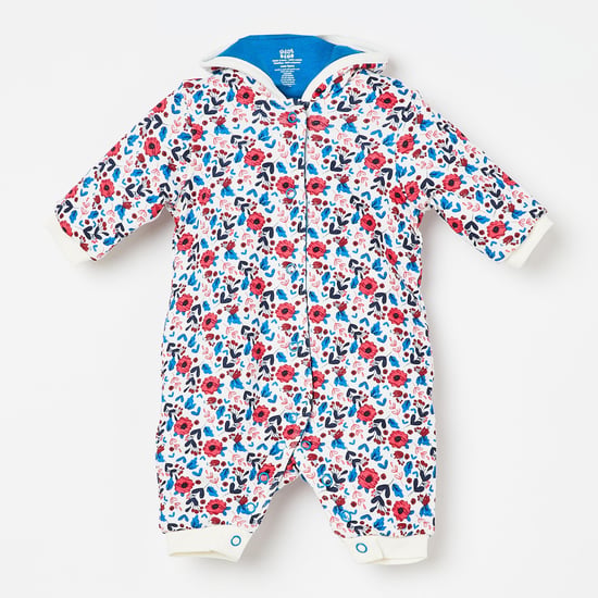 FS MINI KLUB Floral Print Hooded Romper