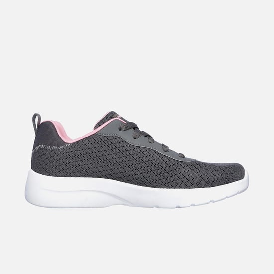 SKECHERS Textured Lace-Up Sports Shoes