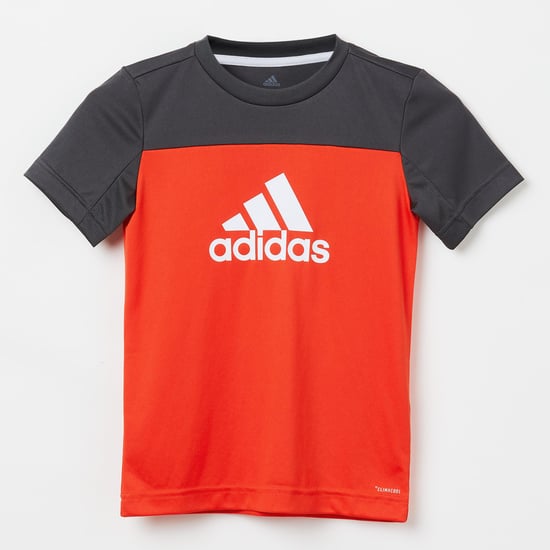 ADIDAS Colourblocked Crew-Neck T-shirt