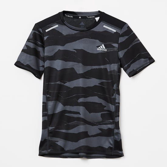 ADIDAS Yb Tr Run Camouflage Print Climacool Training T-shirt