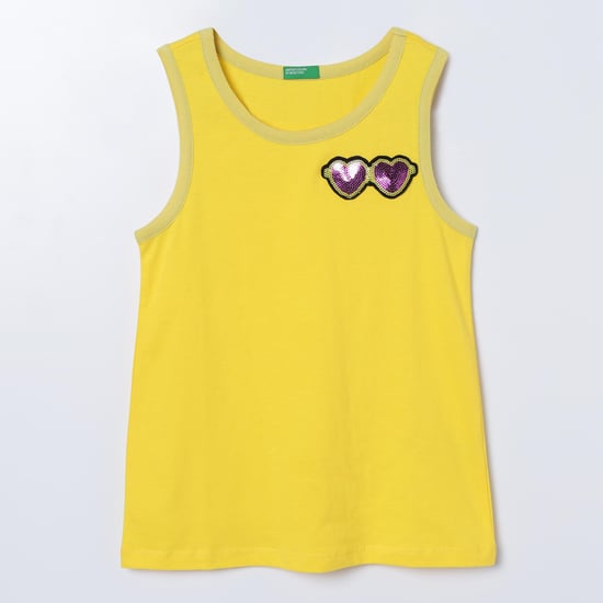 UNITED COLORS OF BENETTON Sequin Detailed Tank Top