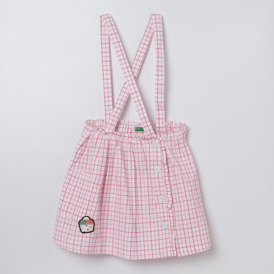 UNITED COLORS OF BENETTON Checked Dungaree