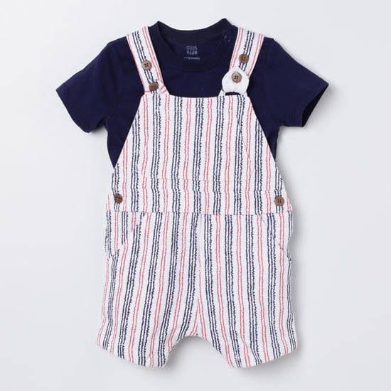 FS MINI KLUB Printed Dungaree Set - 2 Pcs.