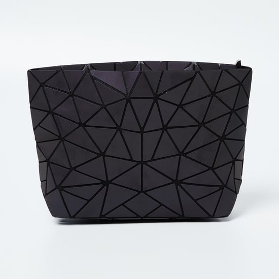 GINGER Geometric Pattern Sling Bag Grey