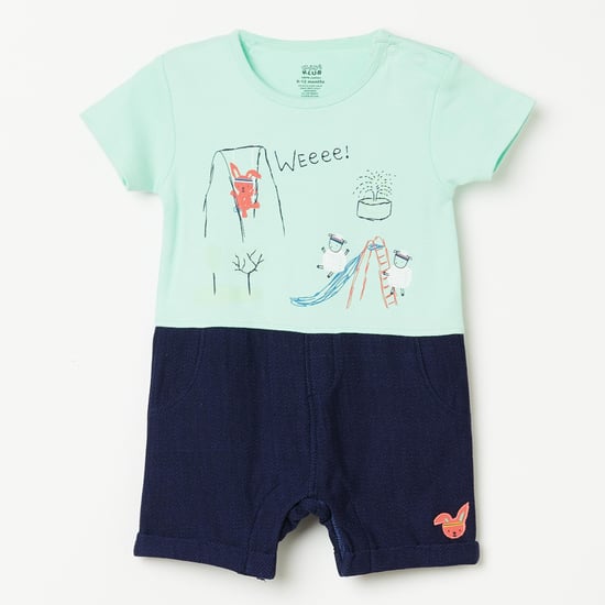FS MINI KLUB Printed Short Sleeves Romper
