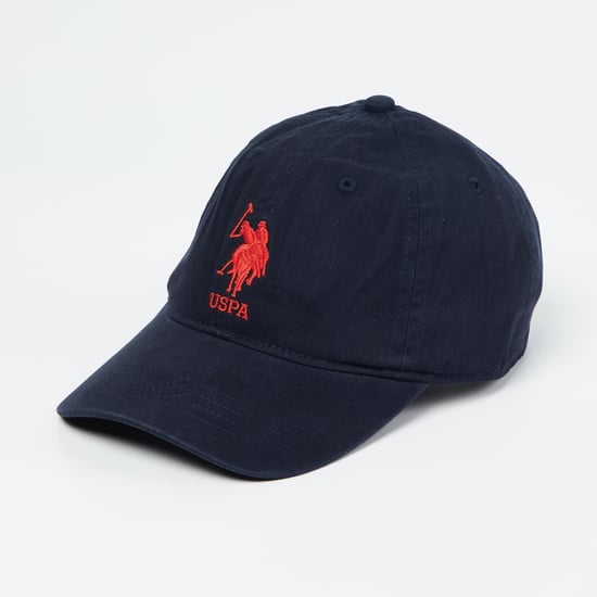 U.S. POLO ASSN. KIDS Panelled Baseball Cap with Metal Accents