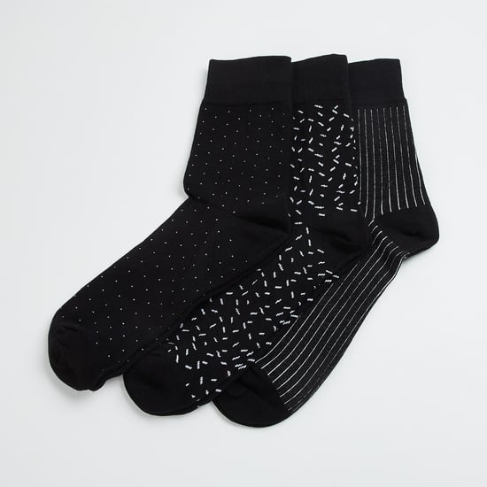 CODE Men Jacquard Socks - Pack of 3