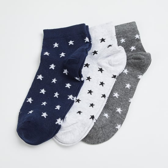GINGER Women Jacquard Socks - Pack of 3