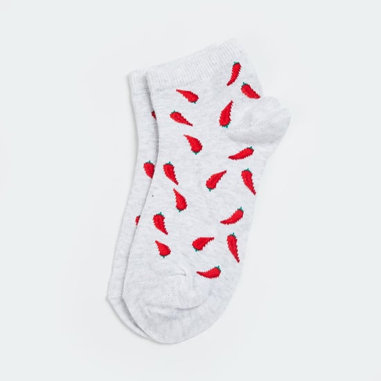 GINGER Women Jacquard Socks - Pack of 2