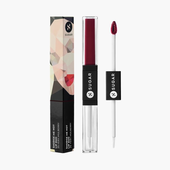 SUGAR Cosmetics Smudge Me Not Lip Duo - Very Mulberry