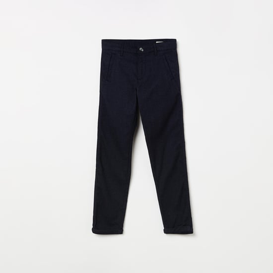 BOSSINI Solid Slim Fit Trousers