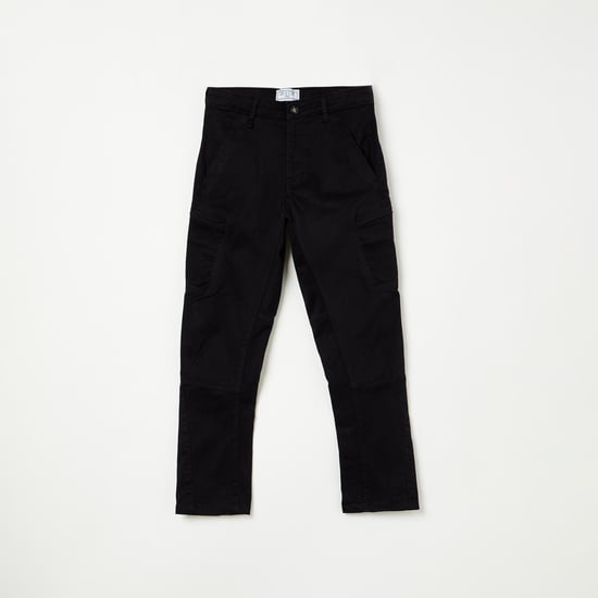 GINI & JONY Solid Slim Fit Chinos