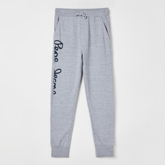 PEPE JEANS Melange Printed Knitted Joggers