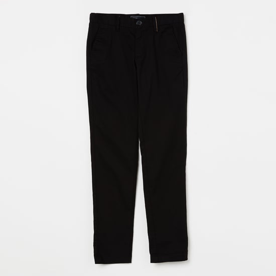 INDIAN TERRAIN Solid Low Rise Trousers