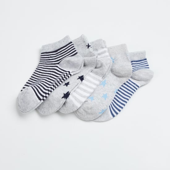 FAME FOREVER Boys Jacquard Socks - Pack of 5
