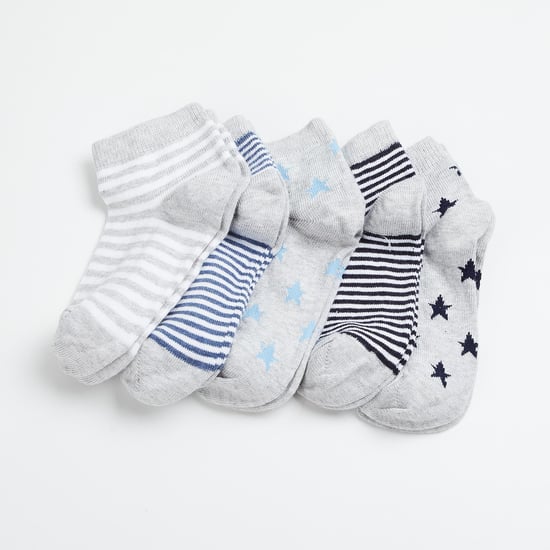 FAME FOREVER Boys Jacquard Socks - Pack of 5