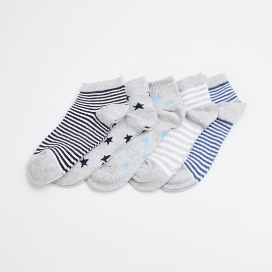 FAME FOREVER Boys Jacquard Socks - Pack of 5