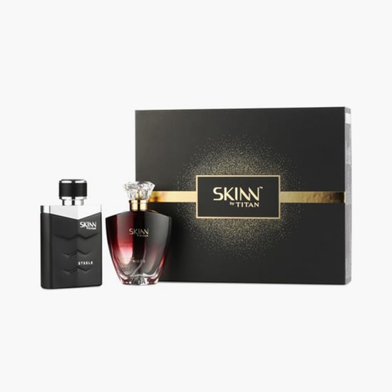 SKINN BY TITAN Nude and Steele Fragrances Pair - 100ml