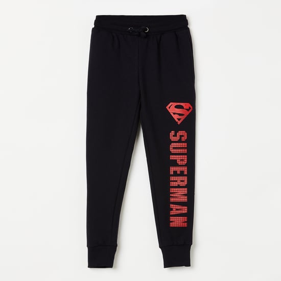 KIDSVILLE Superman Print Elastic Waist Joggers