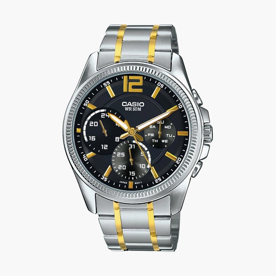 CASIO Men Water-Resistant Chronograph Watch A1663