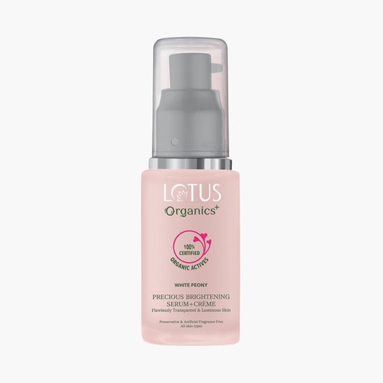 LOTUS Organics Precious Brightening Serum and Creme