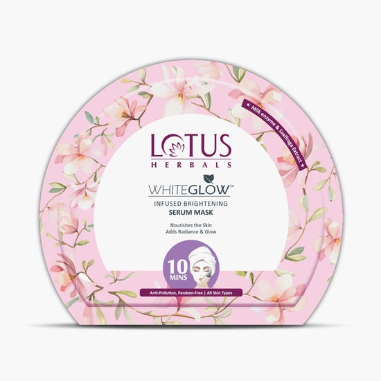 LOTUS Herbals WhiteGlow Infused Brightening Serum Sheet Mask
