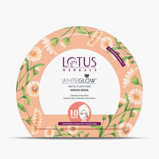 LOTUS Herbals WhiteGlow Insta-Purifying Serum Sheet Mask