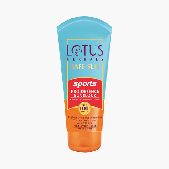 LOTUS Herbals Safe Sun Sports Pro-Defence Sunblock SPF 100+