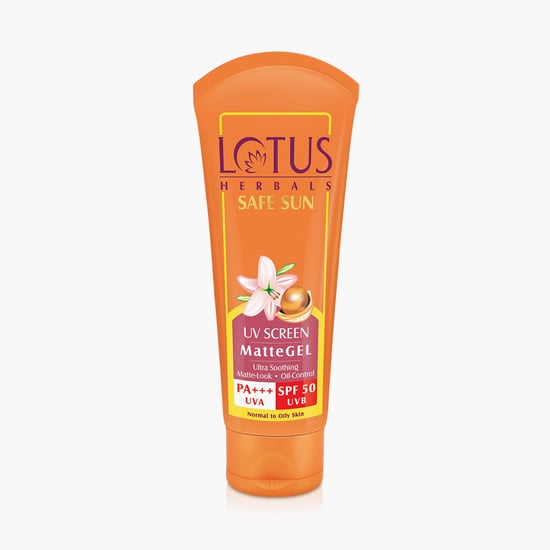 LOTUS  Herbals Safe Sun Uv Screen Matte Gel Pa+++ SPF - 50