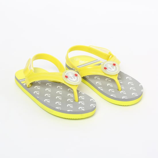 FAME FOREVER Girls Printed Lighting Slippers with Slingback
