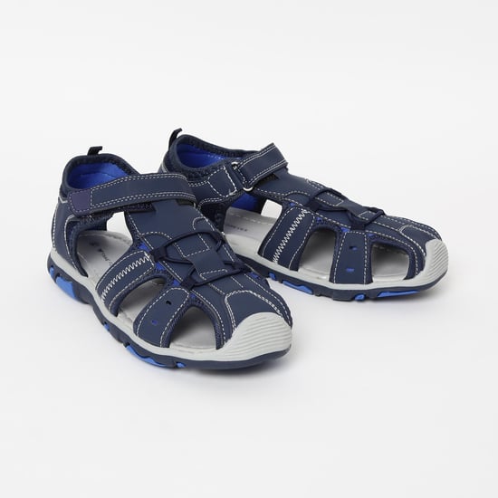 FAME FOREVER Textured Sandals with Cutouts