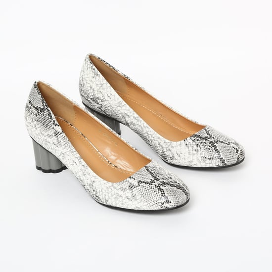 GINGER Textured Block Heels