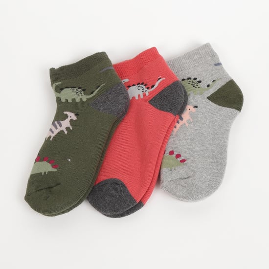 FAME FOREVER Boys Patterned Socks - Pack of 3