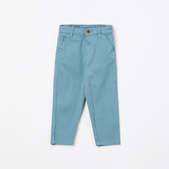 JUNIORS Textured Casual Trousers