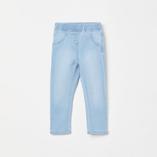JUNIORS Stonewashed Jeggings