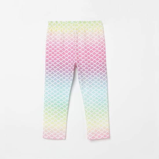 JUNIORS Ombre Print Knitted Leggings
