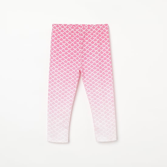 JUNIORS Ombre Print Knitted Leggings