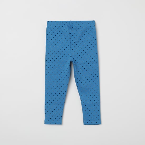 JUNIORS Printed Textured Leggings