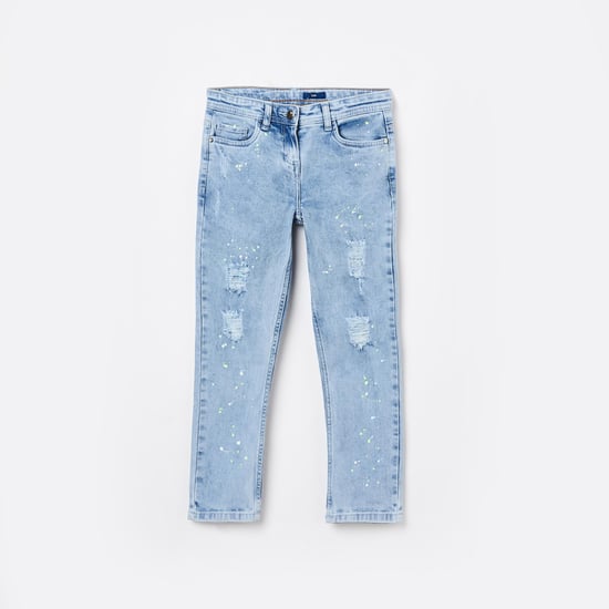 FAME FOREVER YOUNG Distressed Skinny Jeans