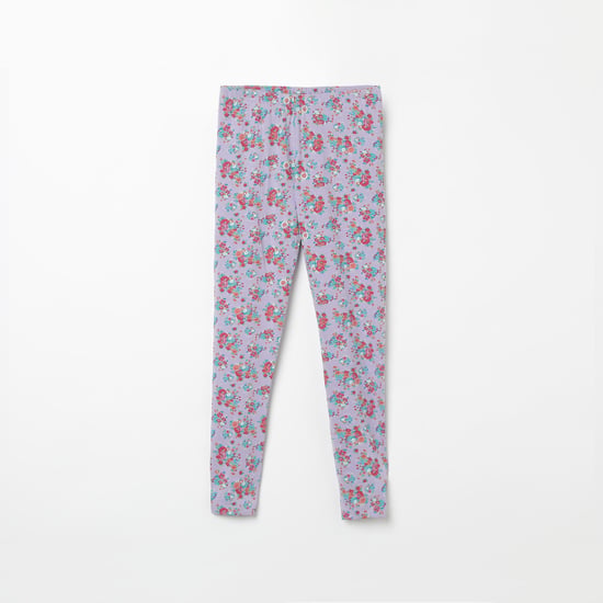 FAME FOREVER YOUNG Printed Knitted Leggings