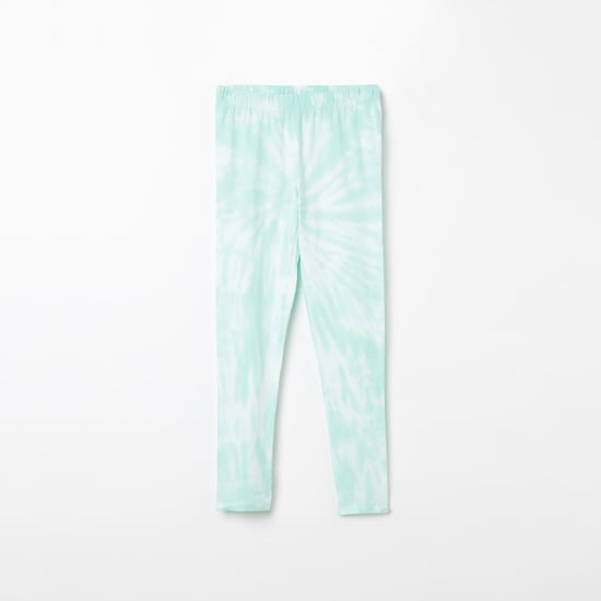 FAME FOREVER YOUNG Printed Elasticated Leggings