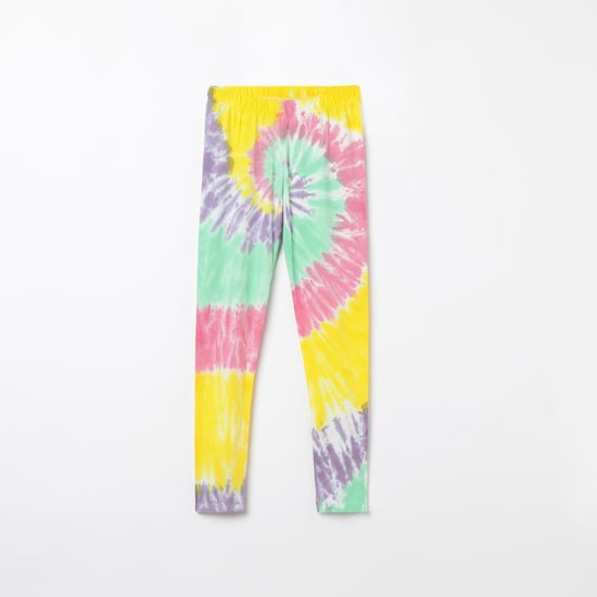 FAME FOREVER YOUNG Printed Elasticated Leggings