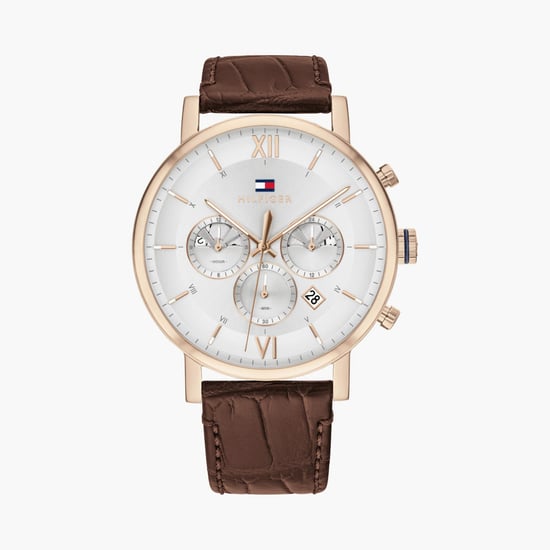 TOMMY HILFIGER Men Analog Watch with Leather Strap - TH1710394