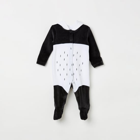 FS MINI KLUB Textured Panda Sleepsuit