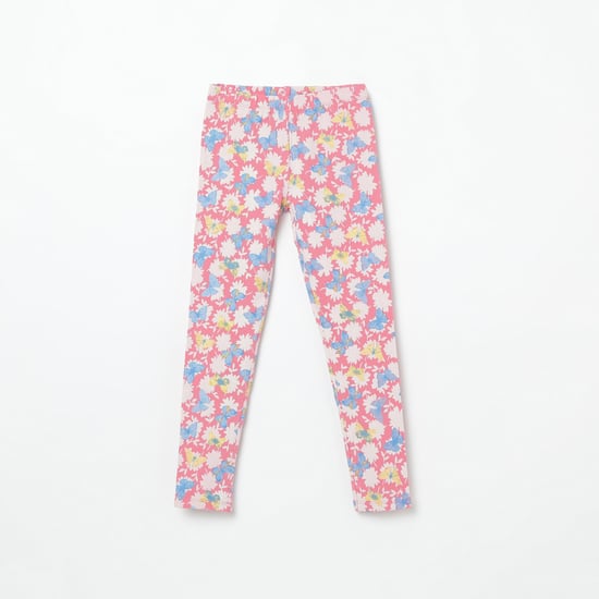 FAME FOREVER KIDS Floral Print Elasticated Leggings