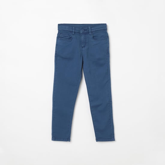 BOSSINI Solid Flat Front Trousers