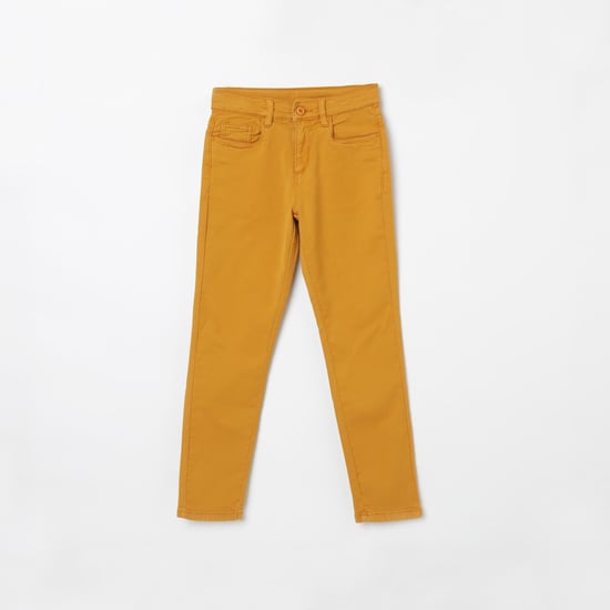 BOSSINI Solid Flat Front Trousers